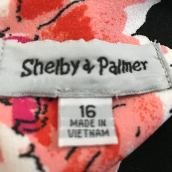 SHELBY & PALMER Floral Dress - 16